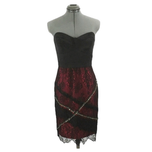 𝅺SINGLE DRESS brand 💕 NWT! Strapless Rocker Dress Size S